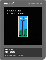 Daemon Blade Pico 8 Cart